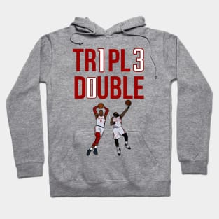 Triple Double 'James Harden X Russell Westbrook' NBA Houston Rockets Hoodie